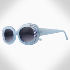 ADA - GL1729 -  OVAL SUNGLASSES Jimmy Crystal New York
