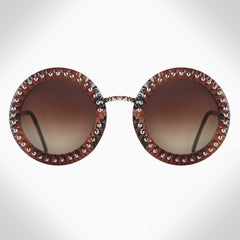 MARGARET - GL1733 ROUND SUNGLASSES - Jimmy Crystal New York