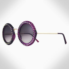MARGARET - GL1733 ROUND SUNGLASSES - Jimmy Crystal New York