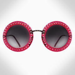 MARGARET - GL1733 ROUND SUNGLASSES - Jimmy Crystal New York