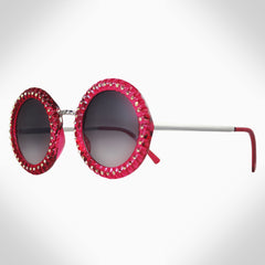 MARGARET - GL1733 ROUND SUNGLASSES - Jimmy Crystal New York