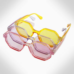 URBI- GL1743 GEOMETRY SUNGLASSES - Jimmy Crystal New York
