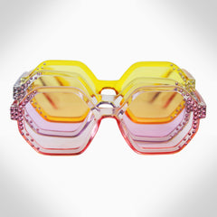 URBI- GL1743 GEOMETRY SUNGLASSES - Jimmy Crystal New York