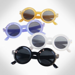 AMMA - GL1744 ROUND SUNGLASSES - Jimmy Crystal New York