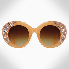 STASIA - GL1749 ROUND SUNGLASSES - Jimmy Crystal New York