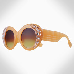 STASIA - GL1749 ROUND SUNGLASSES - Jimmy Crystal New York