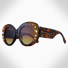 STASIA - GL1749 ROUND SUNGLASSES - Jimmy Crystal New York