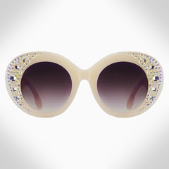 STASIA - GL1749 ROUND SUNGLASSES - Jimmy Crystal New York