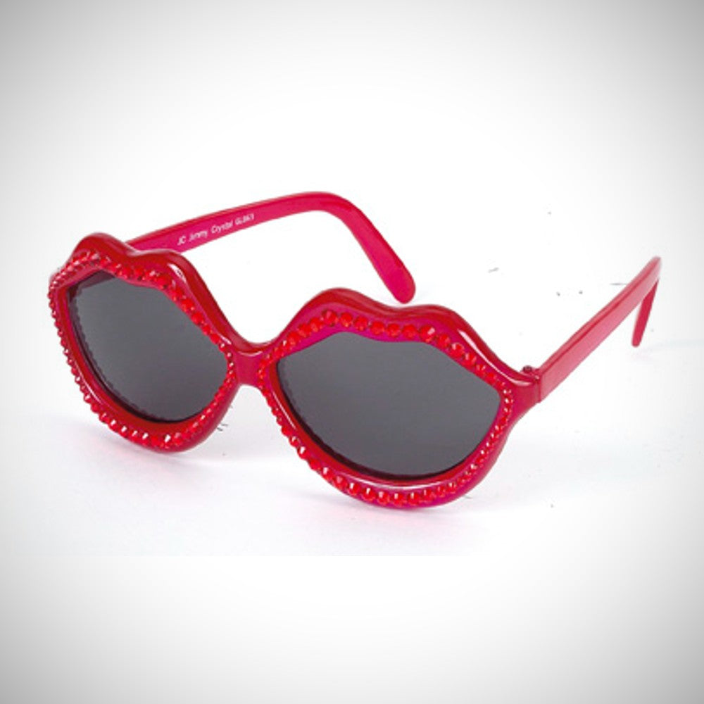 PINK LIP - GL863 PARTY GLASSES - Jimmy Crystal New York