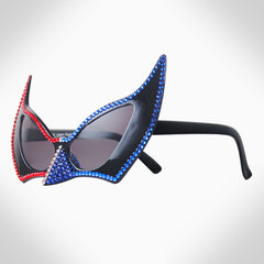 SUPERHERO - GL868 PARTY COSTUME GLASSES - Jimmy Crystal New York