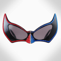SUPERHERO - GL868 PARTY COSTUME GLASSES - Jimmy Crystal New York