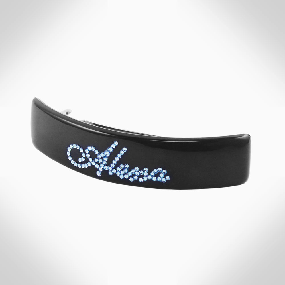 PERSONALIZED HAIR CLIP - HC214 - Jimmy Crystal New York