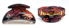 AUTUMN HAIR CLAW - HC218B - Jimmy Crystal New York