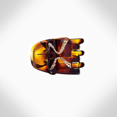 ZIG ZAG HAIR CLAW - HC220 - Jimmy Crystal New York