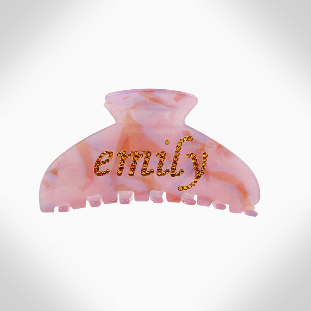 PERSONALIZED HAIR CLAW - HC6 - Jimmy Crystal New York