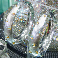 LARGE HOOPS - EJ1848S - Jimmy Crystal New York