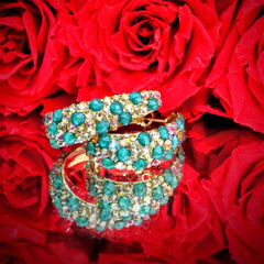 CANDY - EJ1839 - CRYSTAL HOOPS - Jimmy Crystal New York