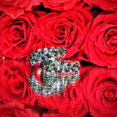 CANDY - EJ1839 - CRYSTAL HOOPS - Jimmy Crystal New York