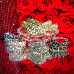 CANDY - EJ1839 - CRYSTAL HOOPS - Jimmy Crystal New York