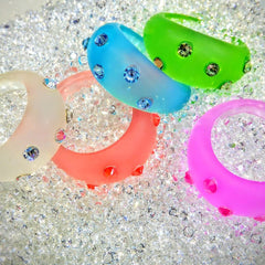 ABIGAIL - RING152 - SET OF 5 RINGS - Jimmy Crystal New York