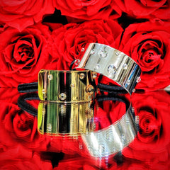 HAIR TIE PONY TAIL METAL COVER- HC2 - Jimmy Crystal New York