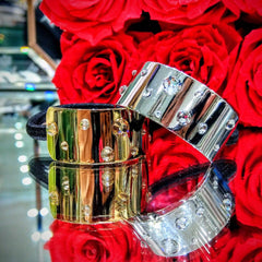 HAIR TIE PONY TAIL METAL COVER- HC2 - Jimmy Crystal New York