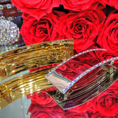 METAL HAIR CLIP - HC3 - Jimmy Crystal New York