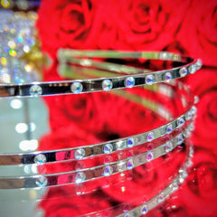 THIN METAL HAIR BAND - HC1 - Jimmy Crystal New York