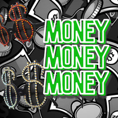 MONOPOLY - GL870 PARTY GLASSES - Jimmy Crystal New York