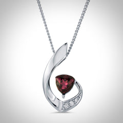 ALORA - NJ610 Fancy Trillion Cut Crystal Necklace - Jimmy Crystal New York