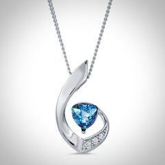 ALORA - NJ610 Fancy Trillion Cut Crystal Necklace - Jimmy Crystal New York