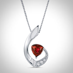 ALORA - NJ610 Fancy Trillion Cut Crystal Necklace - Jimmy Crystal New York