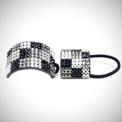 HAIR TIE PONY TAIL COVER- HC215 - Jimmy Crystal New York