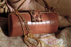 LEOPARD- PJ263 L/BROWN - Jimmy Crystal New York