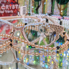 EYEGLASSES CHAIN WITH PEARLS - Jimmy Crystal New York