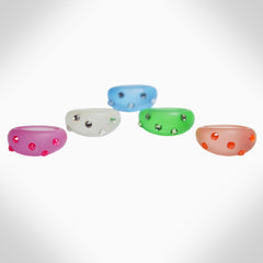 ABIGAIL - RING152 - SET OF 5 RINGS - Jimmy Crystal New York