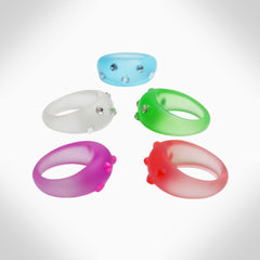 ABIGAIL - RING152 - SET OF 5 RINGS - Jimmy Crystal New York
