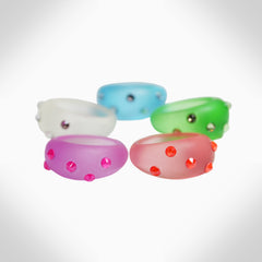 ABIGAIL - RING152 - SET OF 5 RINGS - Jimmy Crystal New York