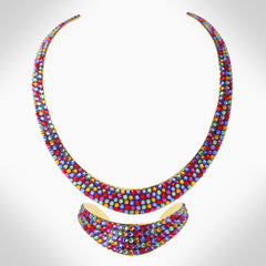 SET008 - CHOKER & BANGLE SET - Jimmy Crystal New York