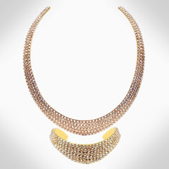 SET008 - CHOKER & BANGLE SET - Jimmy Crystal New York
