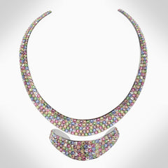 SET008 - CHOKER & BANGLE SET - Jimmy Crystal New York