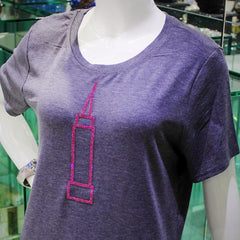 JERSEY KNIT DRESS - EMPIRE STATE BUILDING - Jimmy Crystal New York