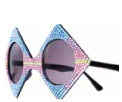 DANISH PASTEL - GL860A PARTY GLASSES - Jimmy Crystal New York