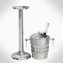 Wine & Ice Bucket with Steel Bucket Stand - Jimmy Crystal New York
